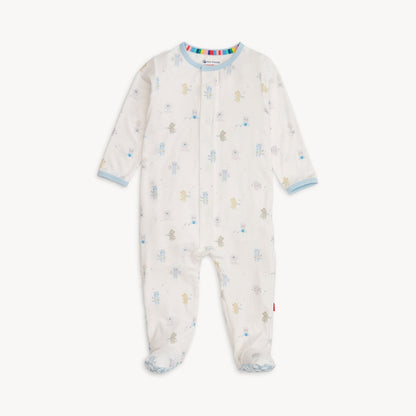 Blue Baby Beats Modal Footie Magnetic Me Lil Tulips