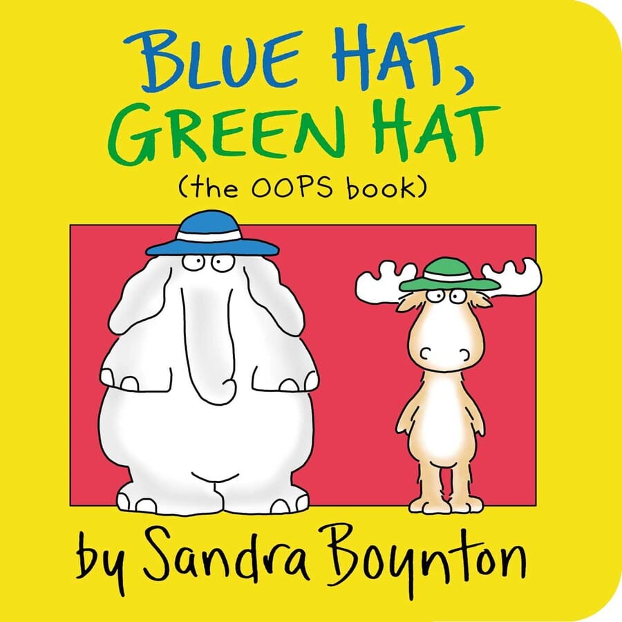 Blue Hat, Green Hat - Board Book Sandra Boynton Books Lil Tulips