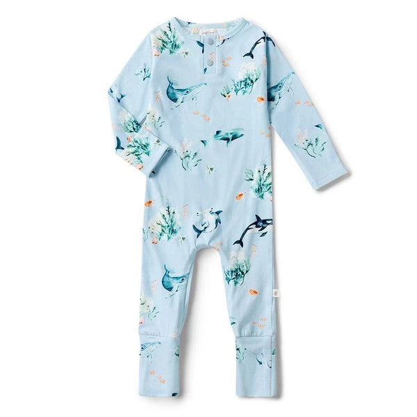 Blue Ocean Organic Growsuit Snuggle Hunny Lil Tulips