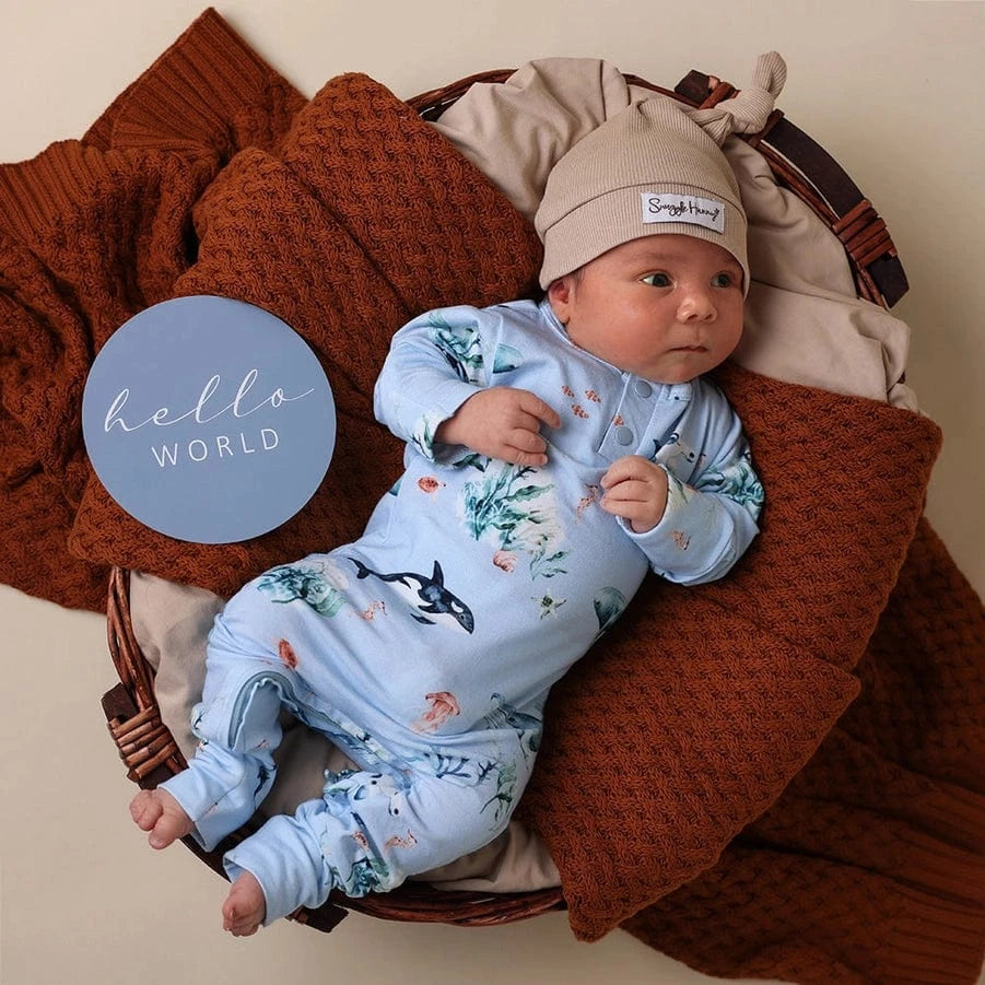 Blue Ocean Organic Growsuit Snuggle Hunny Lil Tulips