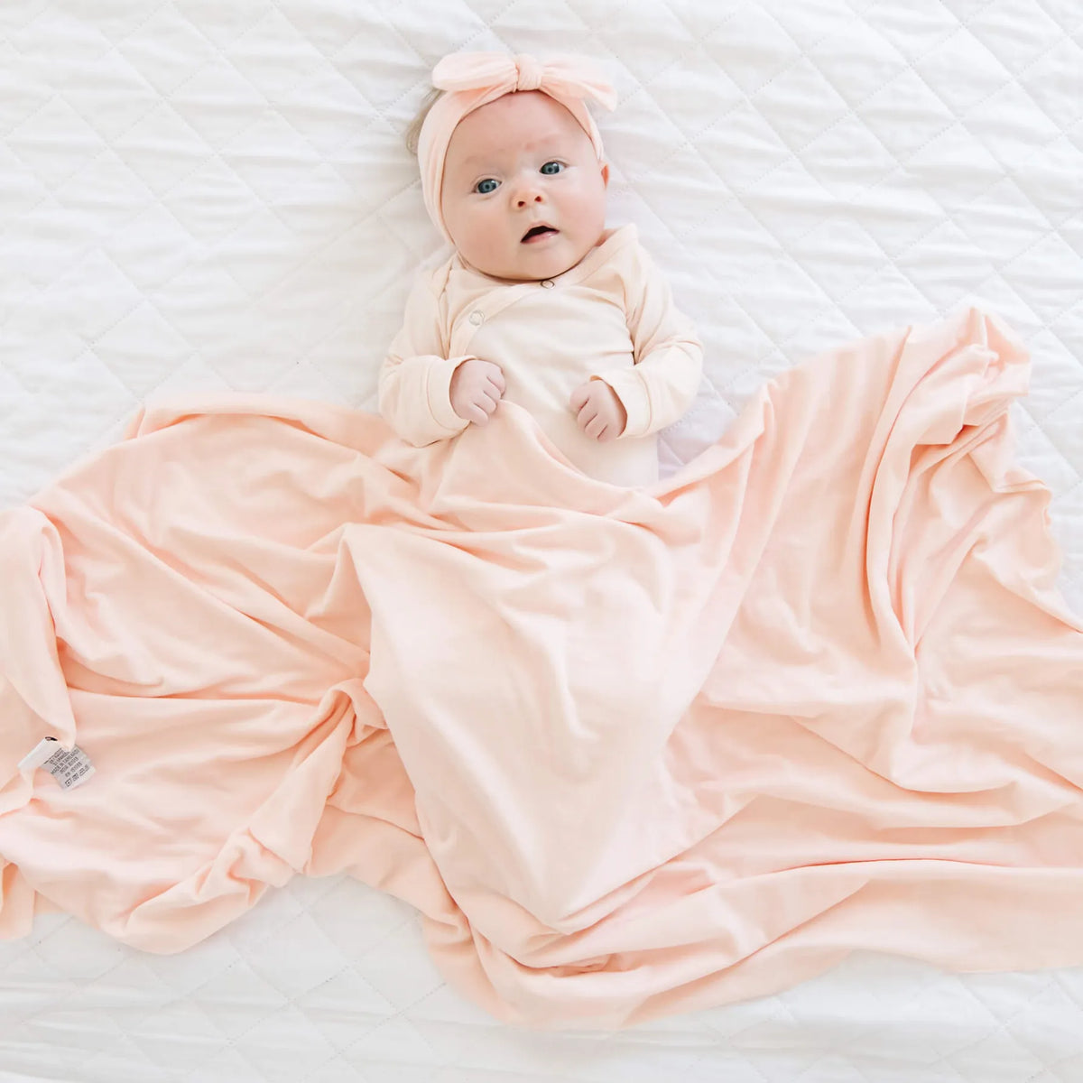 Blush Newborn Knotted Gown Copper Pearl Lil Tulips