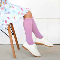 Bon Bon Fancy Knee High Sock 3-Pack Little Stocking Company Lil Tulips
