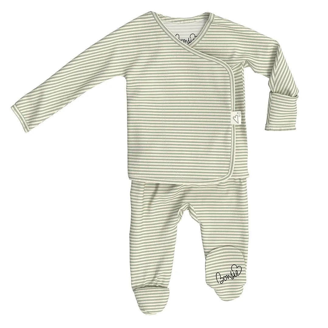 Bonsie Footie - Mint Twist Bonsie Lil Tulips