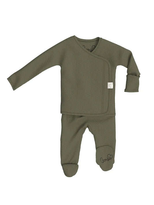 Bonsie Footie - Oliveyou 0-3 Months Bonsie Lil Tulips