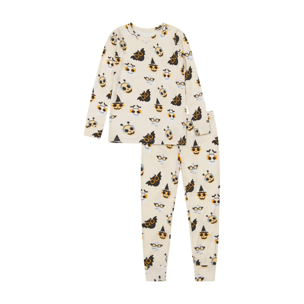 Boo Crew Halloween Bamboo Pajama Set Bird & Bean Baby & Toddler Clothing Lil Tulips