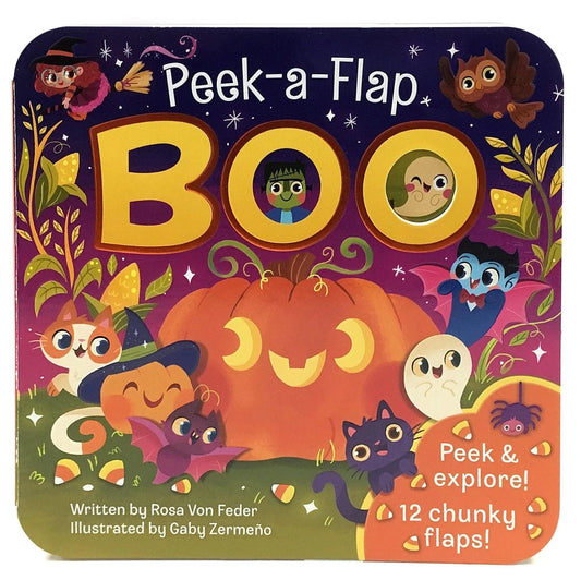 Boo Lift-A-Flap Halloween Board Book Cottage Door Press Lil Tulips