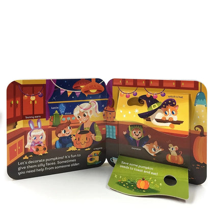 Boo Lift-A-Flap Halloween Board Book Cottage Door Press Lil Tulips