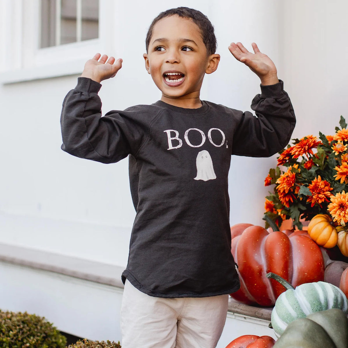 Boo Sweatshirt Burt's Bees Baby Lil Tulips