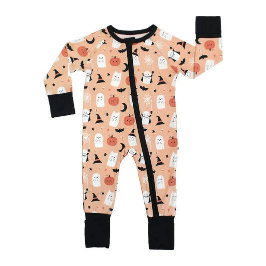Boo-Tastic Halloween Glow in the Dark Bamboo Baby Pajamas Emerson and Friends Lil Tulips