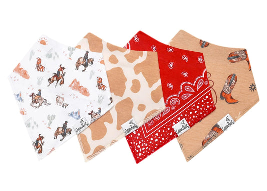 Boone Bandana Bibs Copper Pearl Lil Tulips