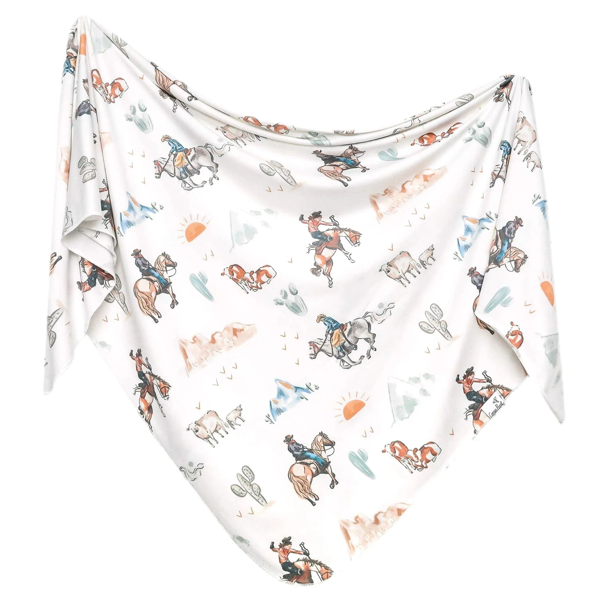 Boone Knit Swaddle Blanket Copper Pearl Lil Tulips