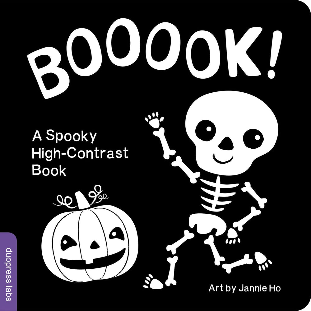 Booook! A Spooky High-Contrast Book Duopress Lil Tulips