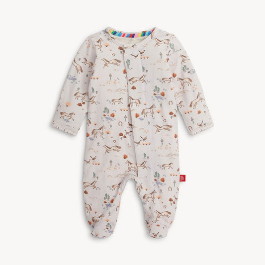 Born To Run Right Fit Footie Magnetic Me Lil Tulips