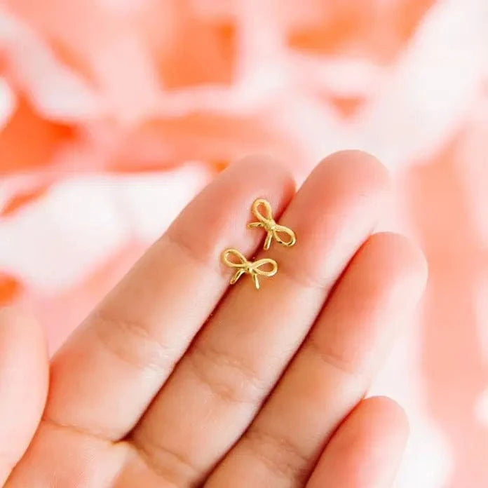 Bow Flat Back Earrings Pip Pop Post Bracelets Lil Tulips