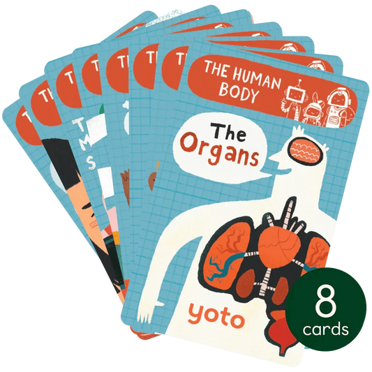 BrainBots: The Human Body - 8 Audiobook Cards Yoto Lil Tulips