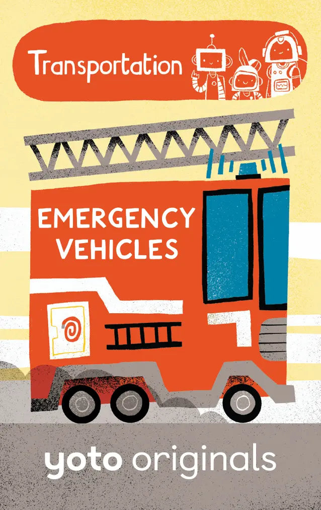 BrainBots Transportation - Audiobook Cards Yoto Lil Tulips