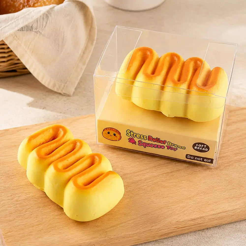Bread Loaf Squeeze Squishy Stress Relief Toy Sensibling Corp. Lil Tulips