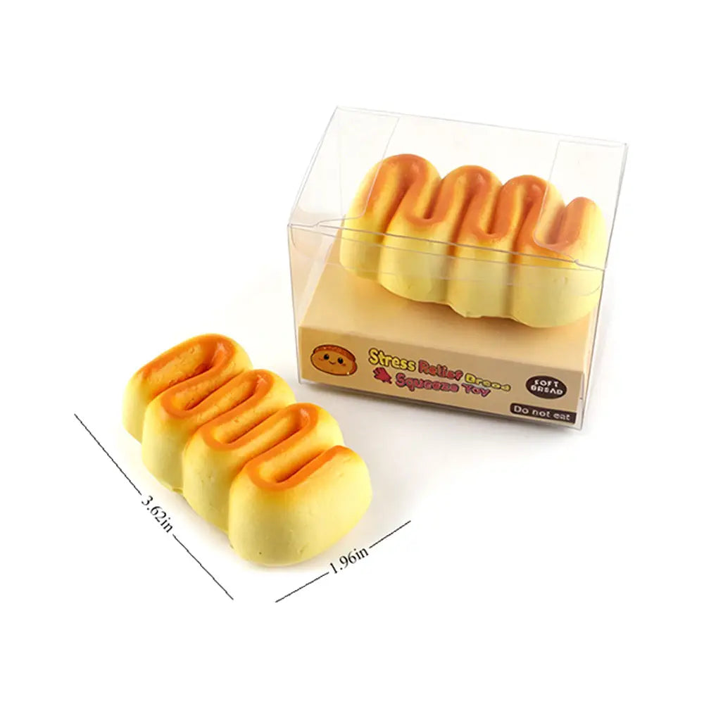 Bread Loaf Squeeze Squishy Stress Relief Toy Sensibling Corp. Lil Tulips