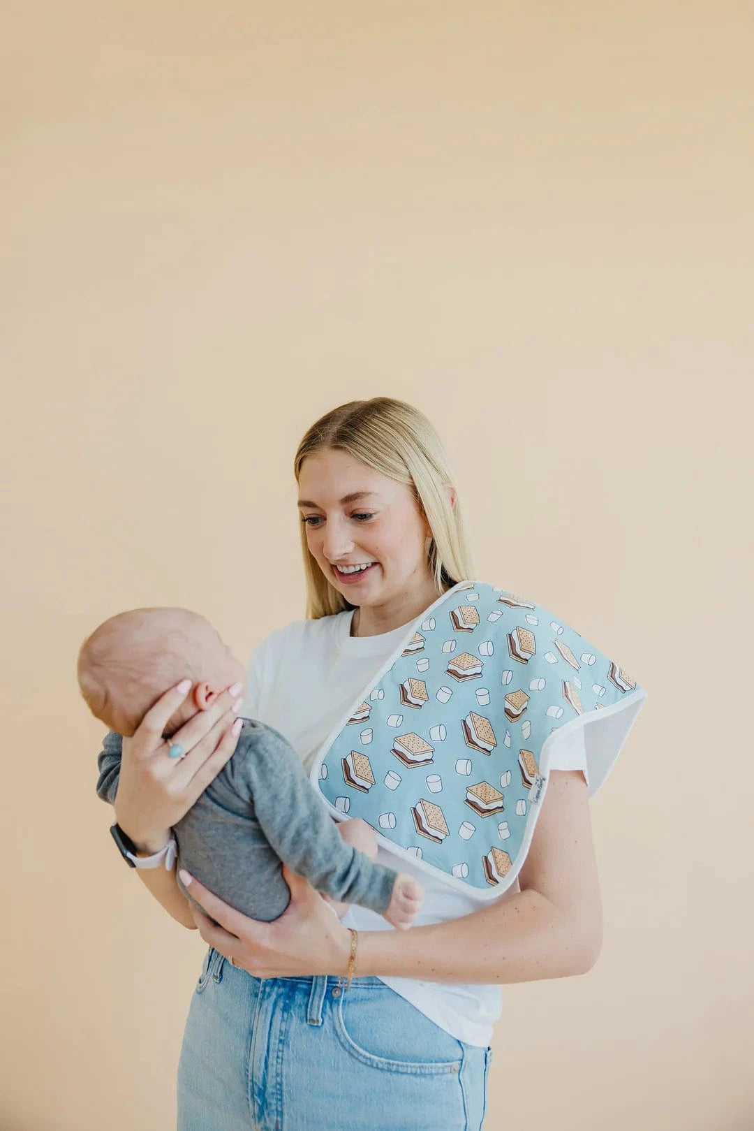 Bridger Burp Cloth Set Copper Pearl Lil Tulips