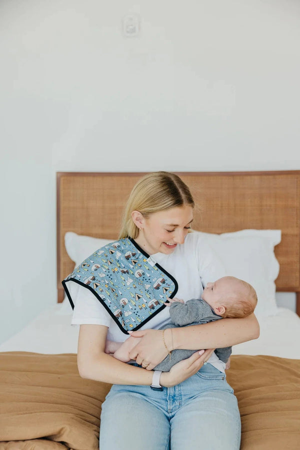 Bridger Burp Cloth Set Copper Pearl Lil Tulips
