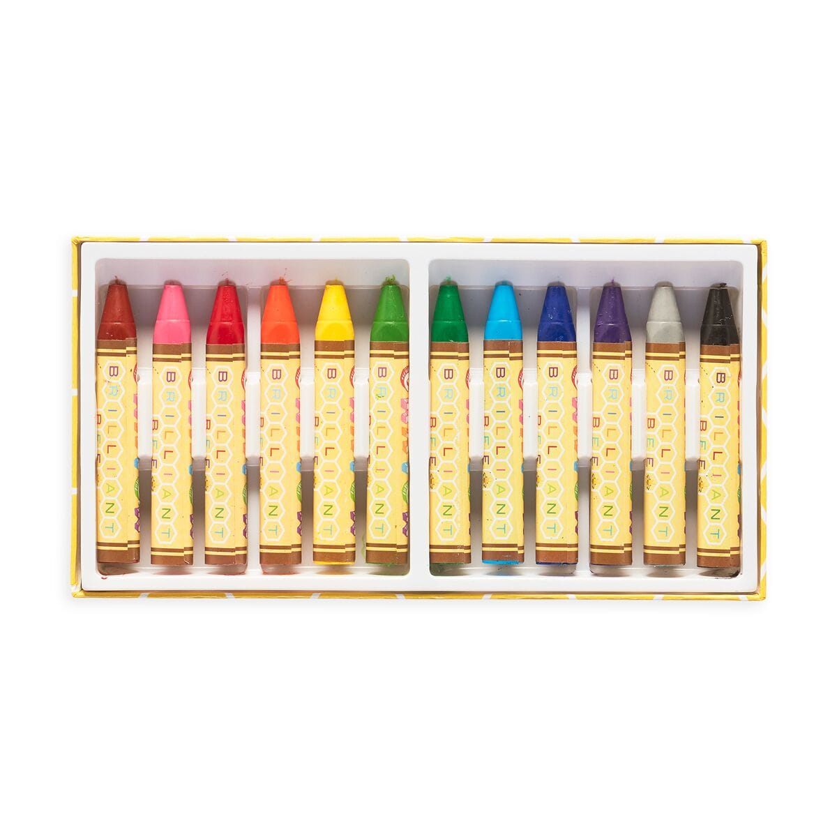 Brilliant Bee Crayons - Set of 12 OOLY Lil Tulips