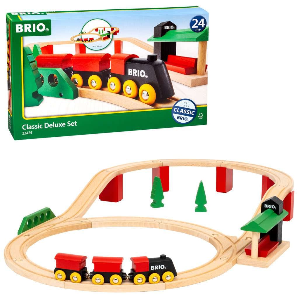 BRIO Railway Classic Deluxe Set 33424 Brio Model Trains & Train Sets Lil Tulips