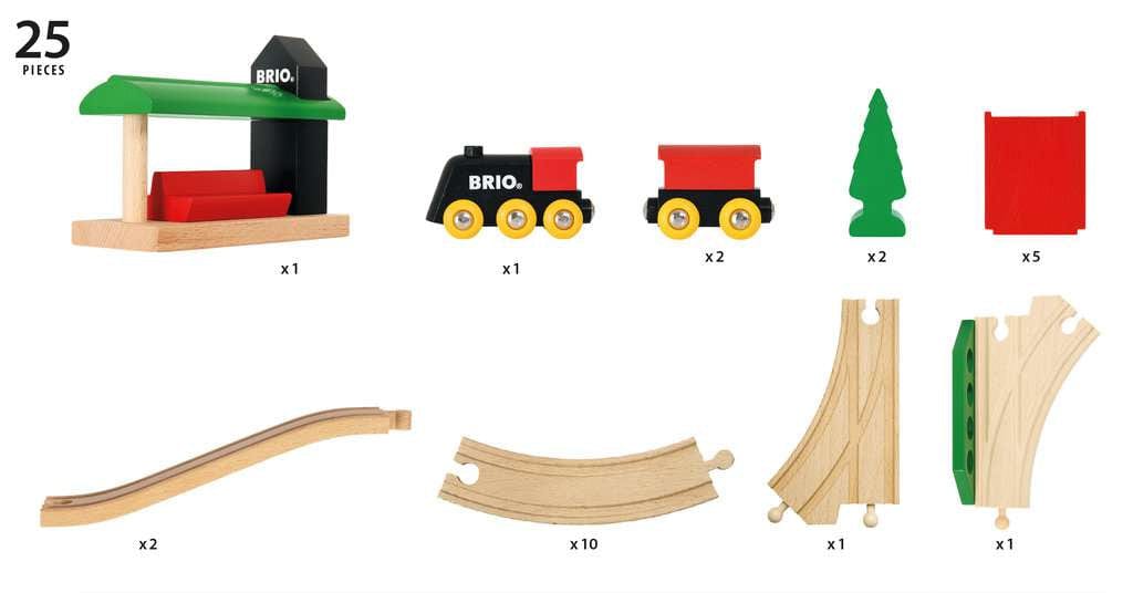BRIO Railway Classic Deluxe Set 33424 Brio Model Trains & Train Sets Lil Tulips