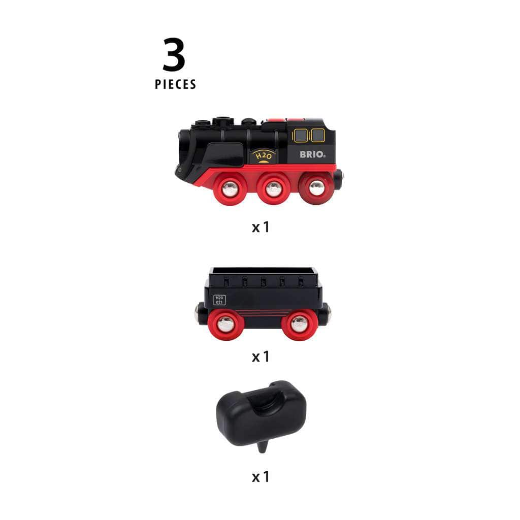 BRIO World - 33884 Battery-Operated Steaming Train Brio Model Trains & Train Sets Lil Tulips