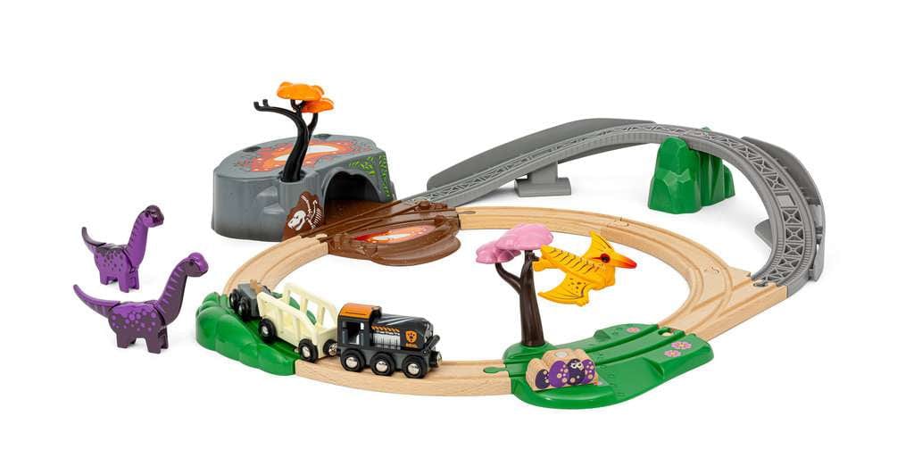 BRIO World – 36094 Dinosaur Adventure Set Brio Model Trains & Train Sets Lil Tulips