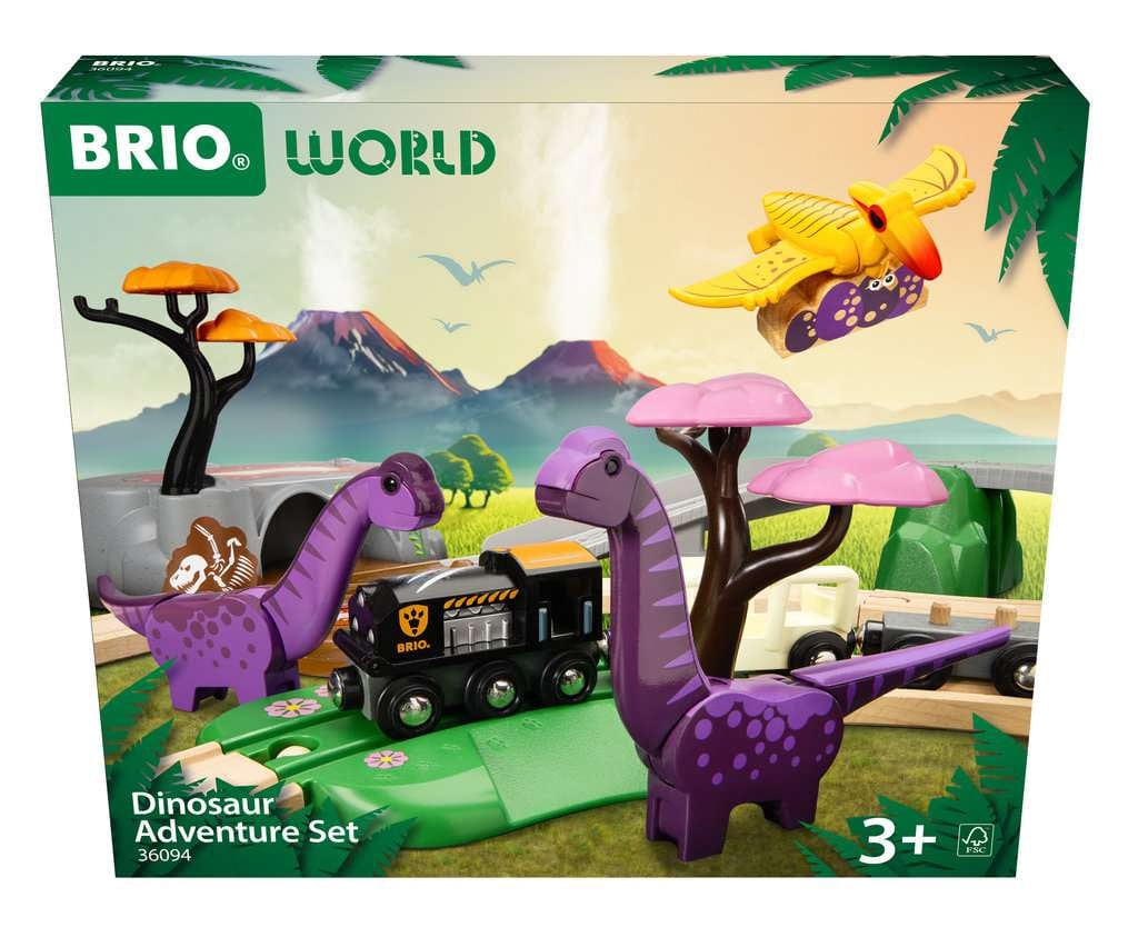BRIO World – 36094 Dinosaur Adventure Set Brio Model Trains & Train Sets Lil Tulips