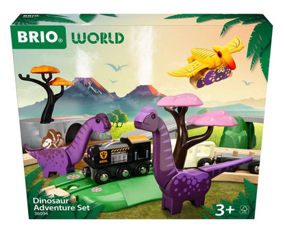 BRIO World – 36094 Dinosaur Adventure Set Brio Model Trains & Train Sets Lil Tulips