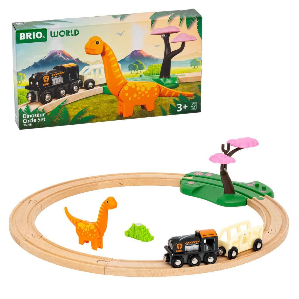 BRIO World – 36098 Dinosaur Circle Set Brio Model Trains & Train Sets Lil Tulips
