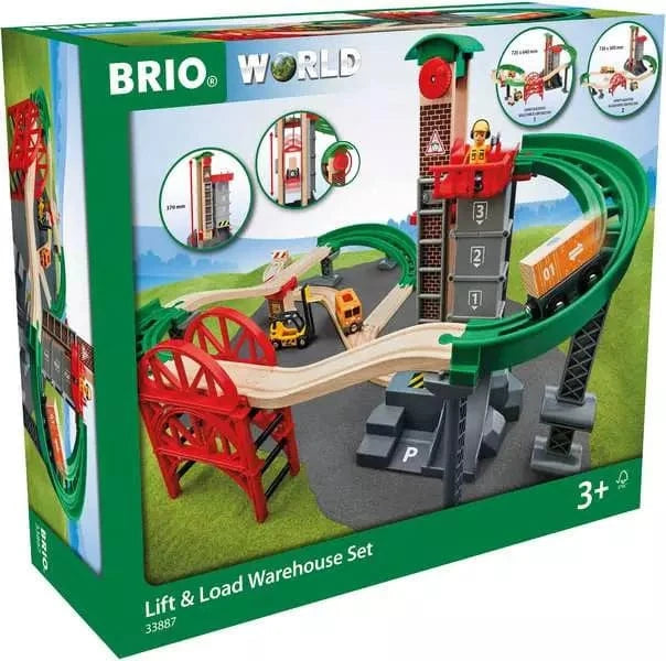BRIO World Train Set Lift & Load Warehouse Set Brio Model Trains & Train Sets Lil Tulips