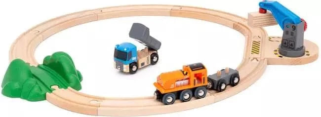 BRIO World Train Set Starter Lift & Load Set Brio Model Trains & Train Sets Lil Tulips