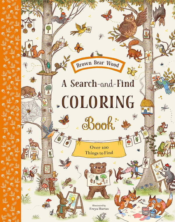 Brown Bear Wood: A Search-And-Find Coloring Book Abrams Lil Tulips