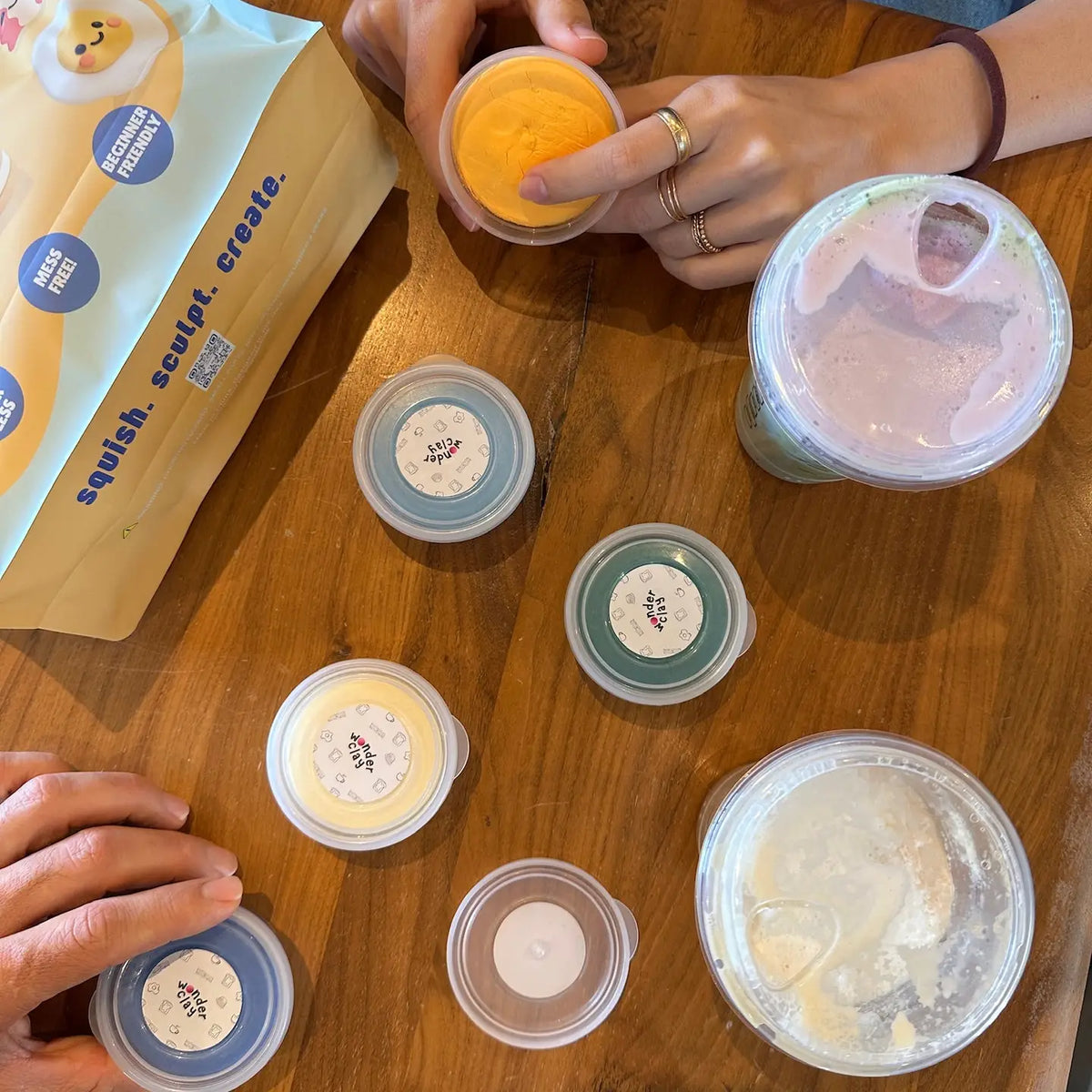 Brunch Buddies | Foam Clay Kit Smush Lil Tulips