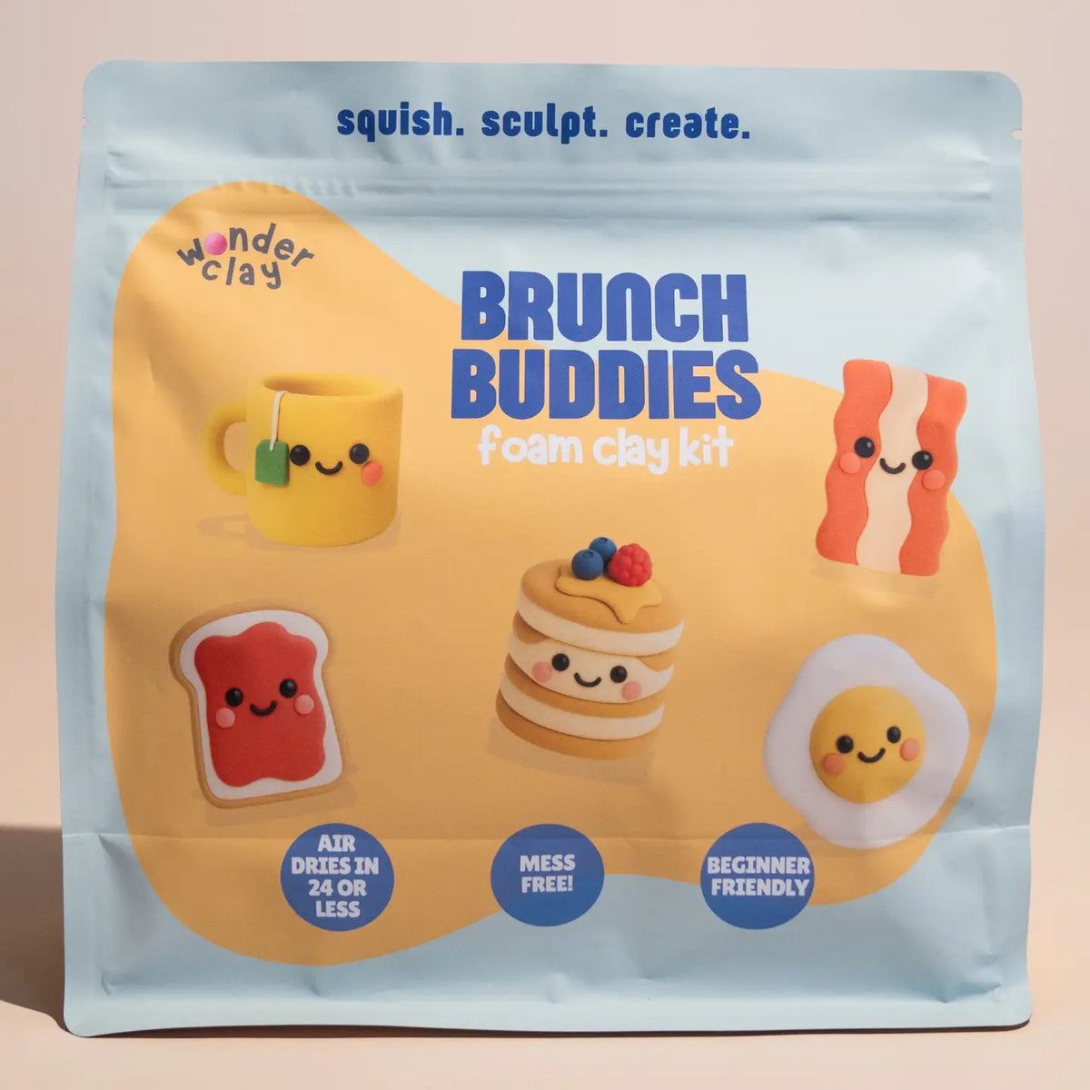 Brunch Buddies | Foam Clay Kit Smush Lil Tulips