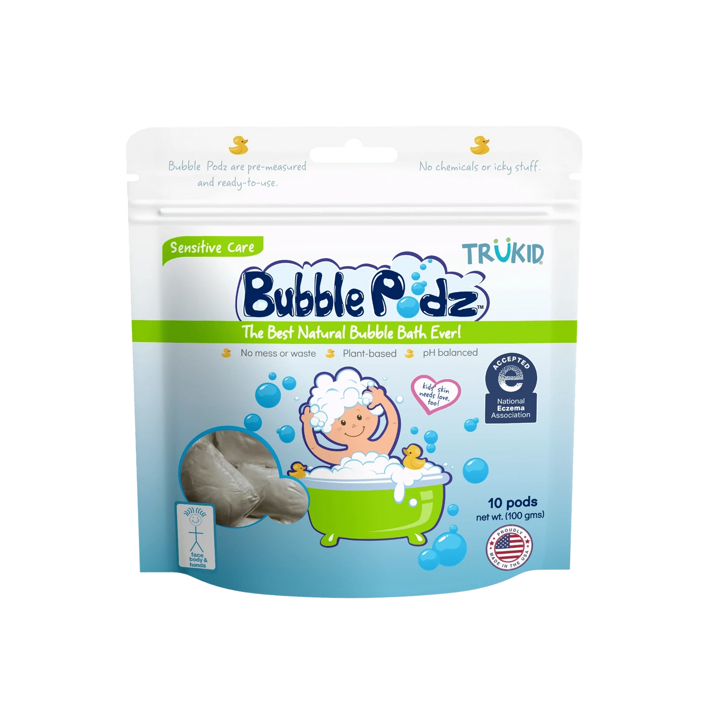 Bubble Podz Eczema Care 24 Count TruKid BubblePodz Lil Tulips
