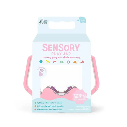 Bubblegum Pink Sensory Play Jar Glo Pals Lil Tulips