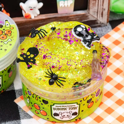 Bubonic Tonic Clear Glitter Slime Kawaii Slime Company Lil Tulips