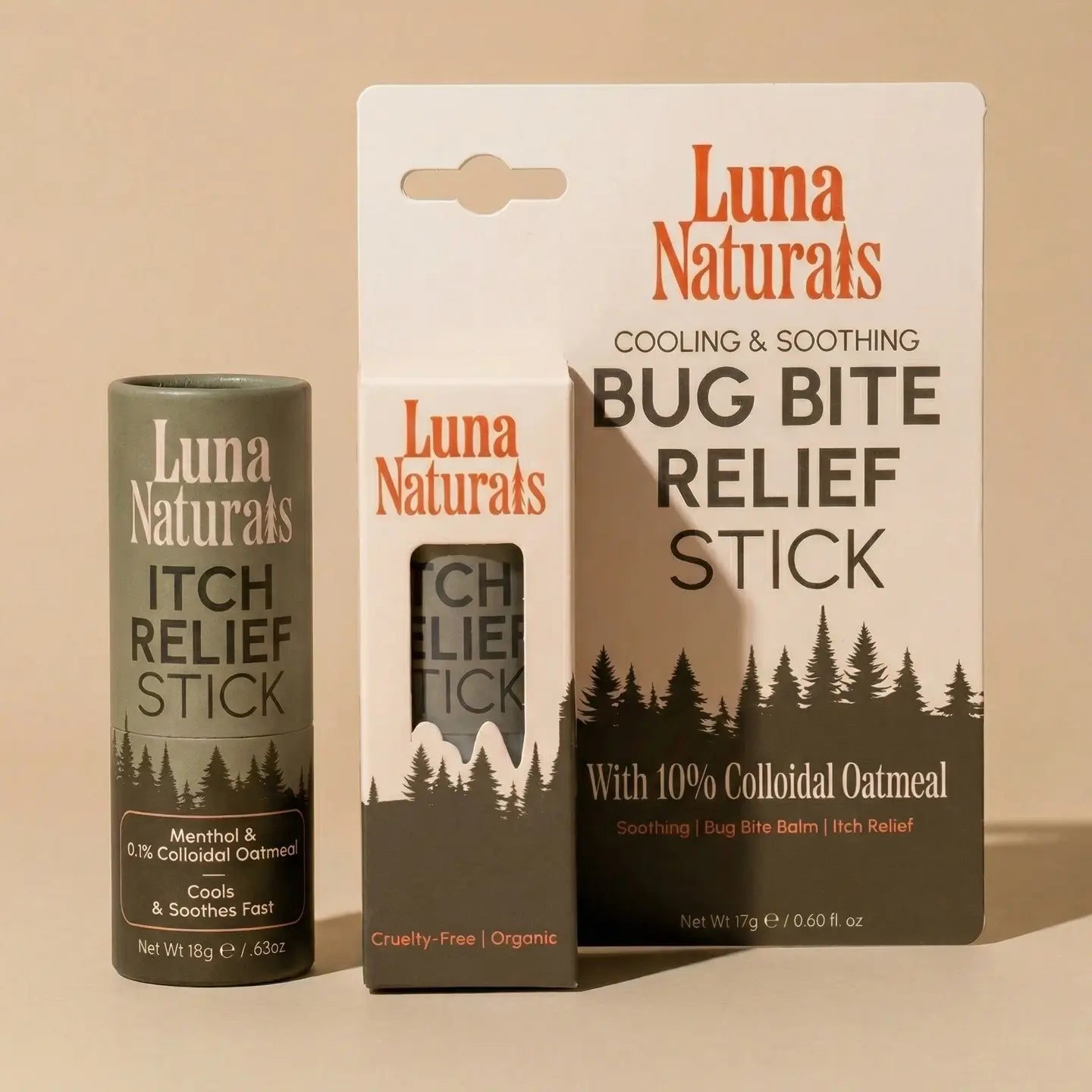 Bug Bite Relief Stick - Anti-Itch with Menthol Luna Naturals Lil Tulips