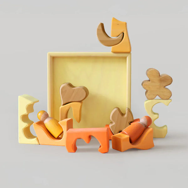 Building Set Yellow Grimm's Lil Tulips
