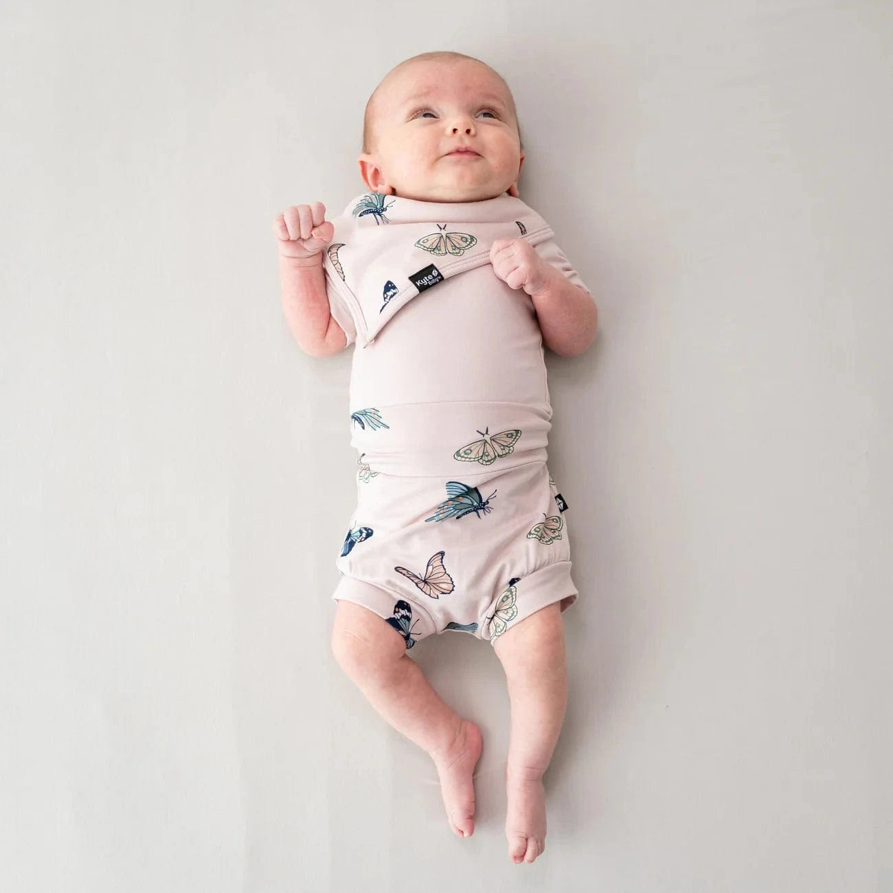 Bummies in Blush Butterfly Kyte Baby Baby & Toddler Clothing Lil Tulips