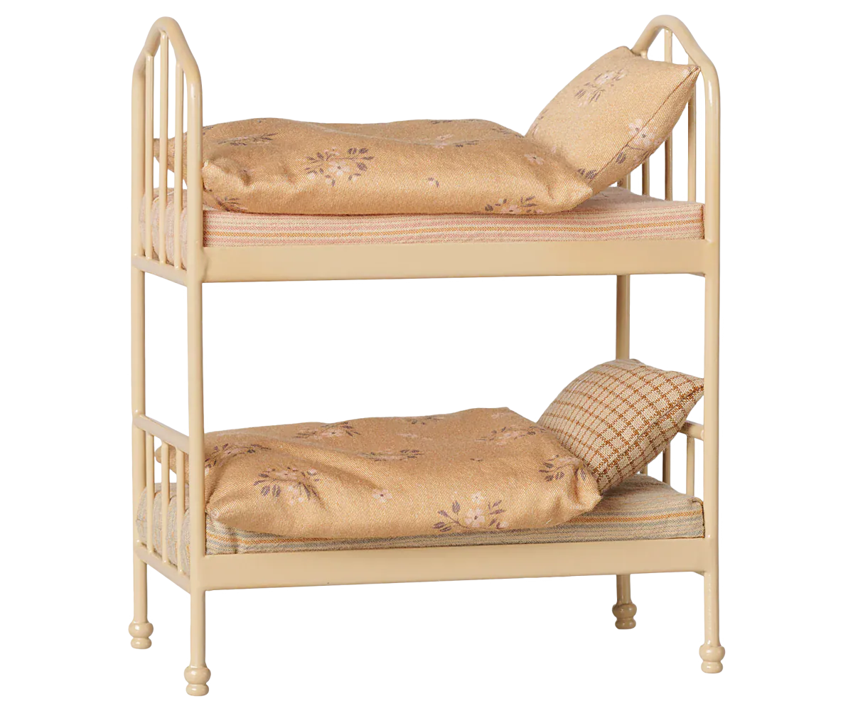 Bunk bed, Mouse - Wheat Maileg Lil Tulips
