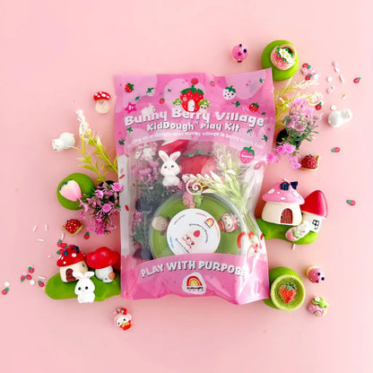 Bunny Berry Village Kiddough Play Kit Earth Grown KidDoughs Lil Tulips