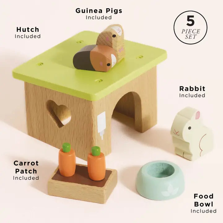 Bunny & Guinea Pet Animal Set Le Toy Van Lil Tulips