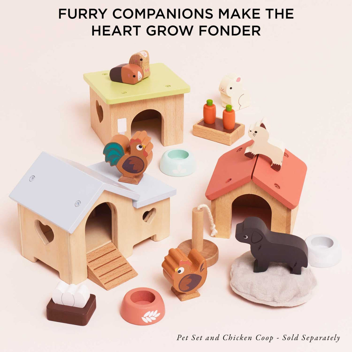 Bunny & Guinea Pet Animal Set Le Toy Van Lil Tulips