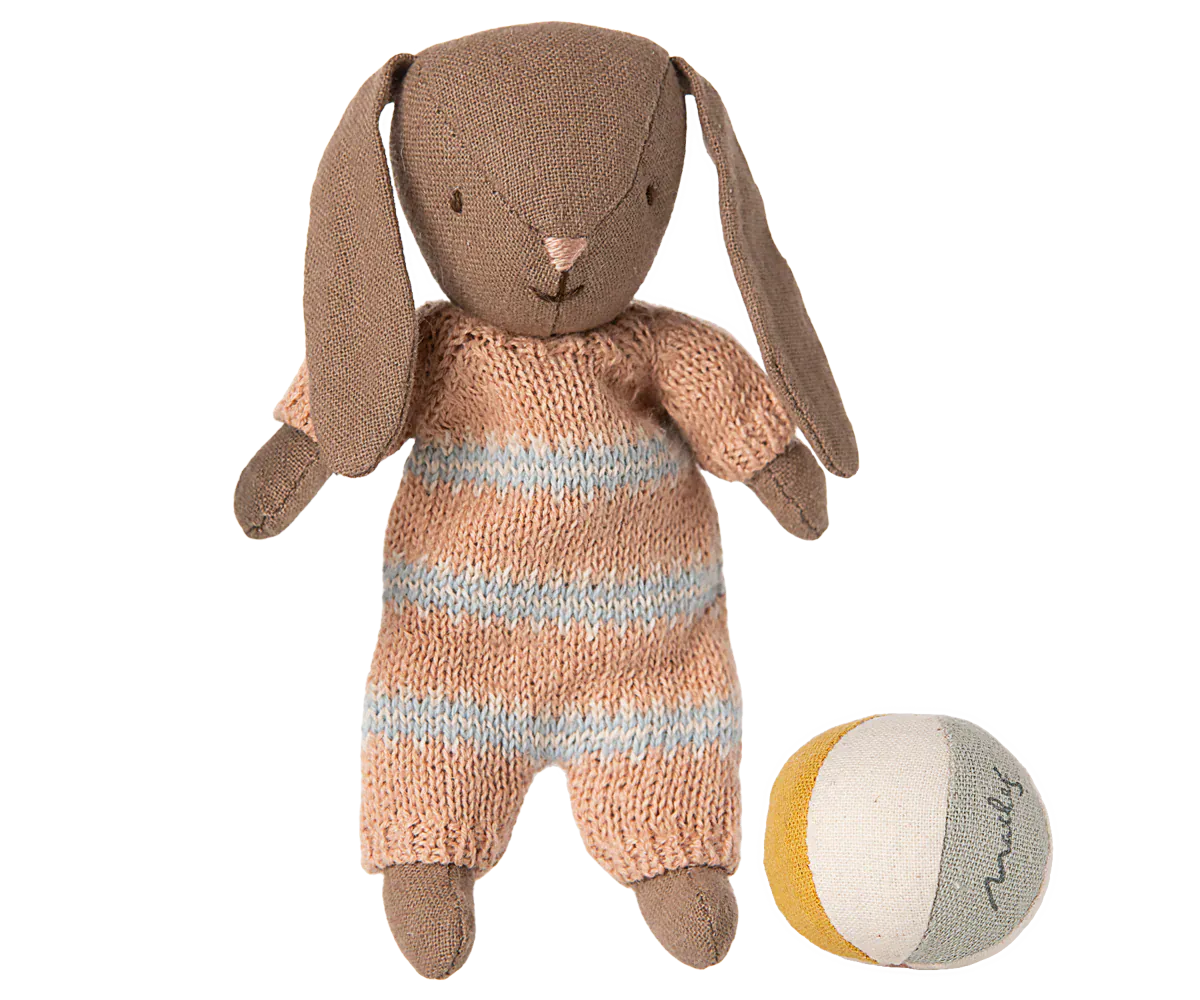 Bunny set, Micro - Brown - Dusty Rose Maileg Lil Tulips