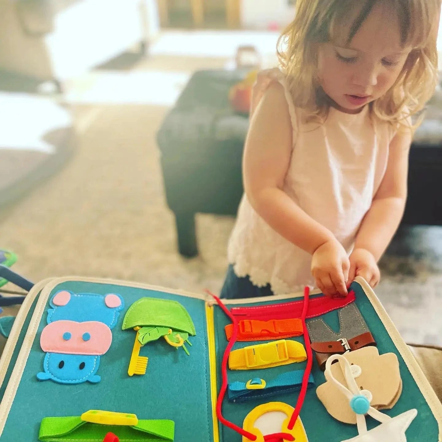 Busy Board- Jungle Breeze Essence Inc. Lil Tulips