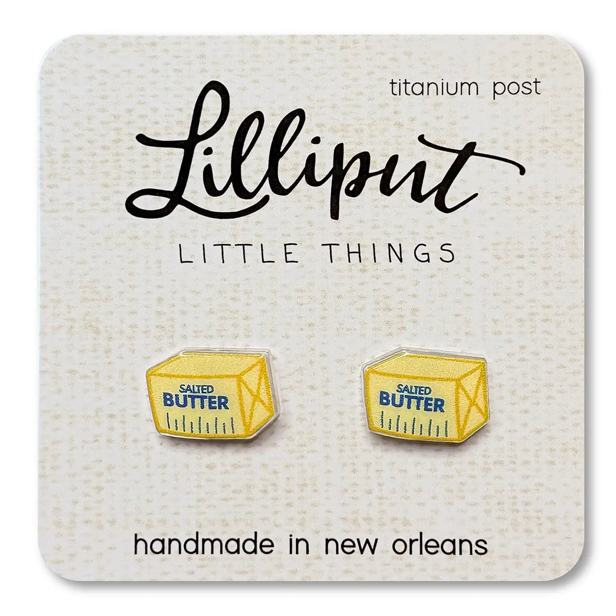 Butter Earrings Lilliput Little Things Lil Tulips